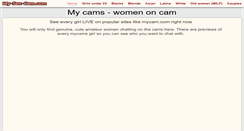 Desktop Screenshot of my-sex-cam.com